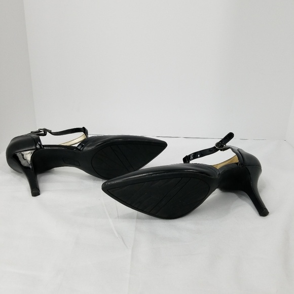 Women's black  shoes  high heels dress evening - Picture 3 of 4